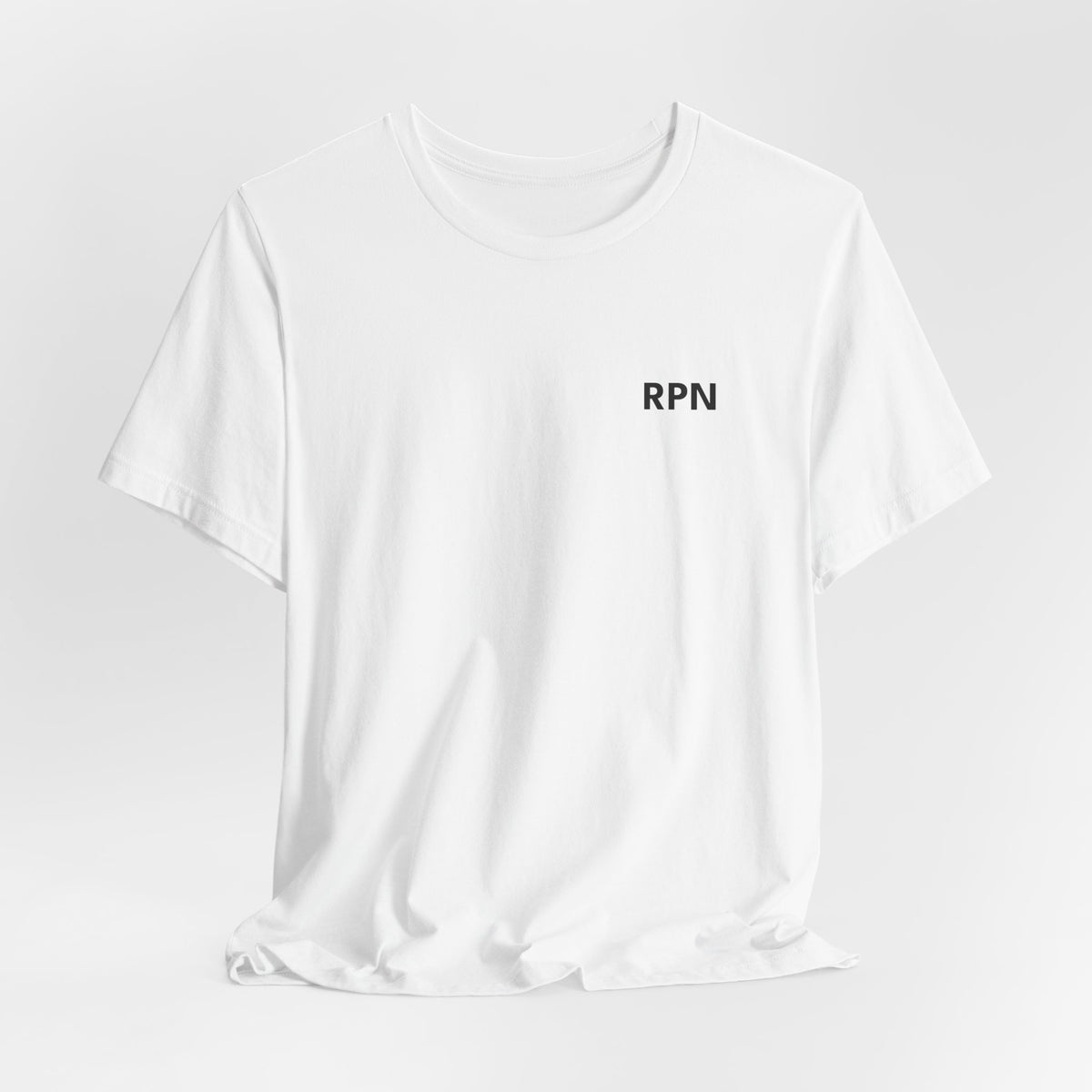 Nursify RPN short sleeve shirt from the professional pride collection, product gallery view.