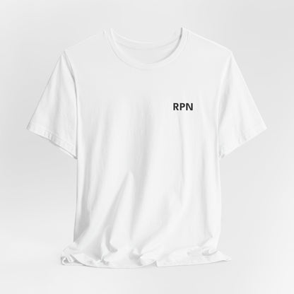 Nursify RPN short sleeve shirt from the professional pride collection, product gallery view.