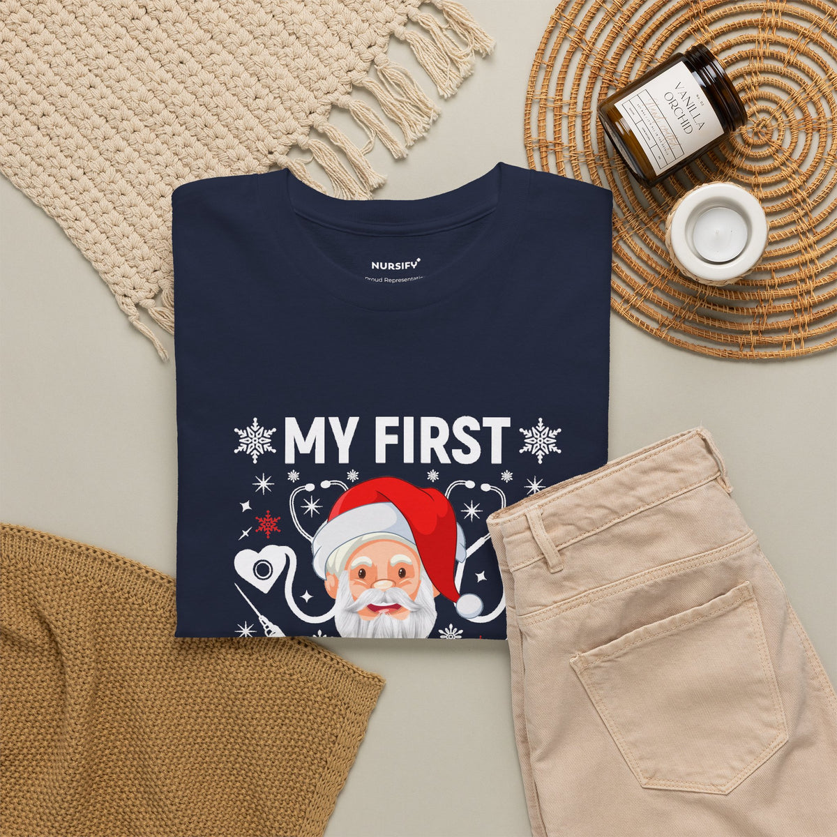 My First Christmas as an LPN Santa T-Shirt