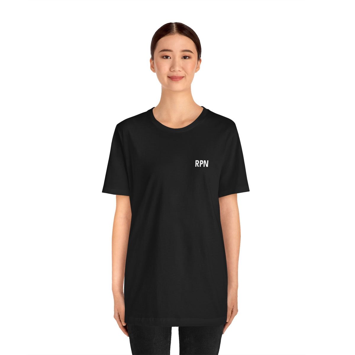 Nursify RPN short sleeve shirt from the professional pride collection, product gallery view.