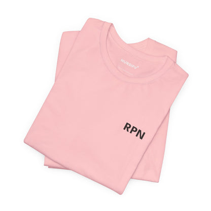 Nursify RPN short sleeve shirt from the professional pride collection, product gallery view.