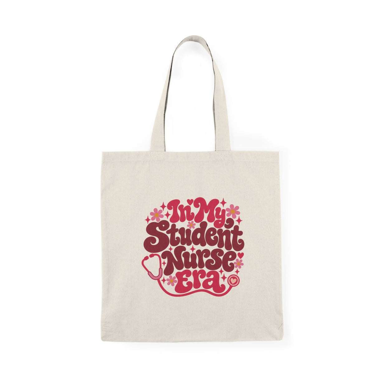 In My Student Nurse Era Tote Bag | Pink Floral