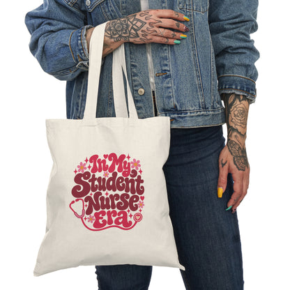 In My Student Nurse Era Tote Bag | Pink Floral
