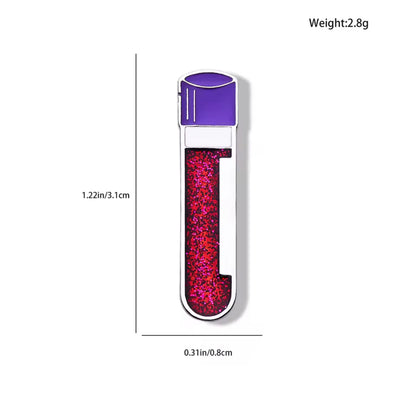 Test Tube Enamel Pin | STEM Science Lab Pin