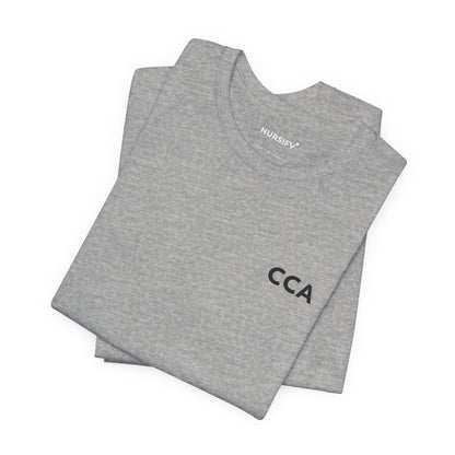 Nursify CCA short sleeve shirt from the professional pride collection, product gallery view.