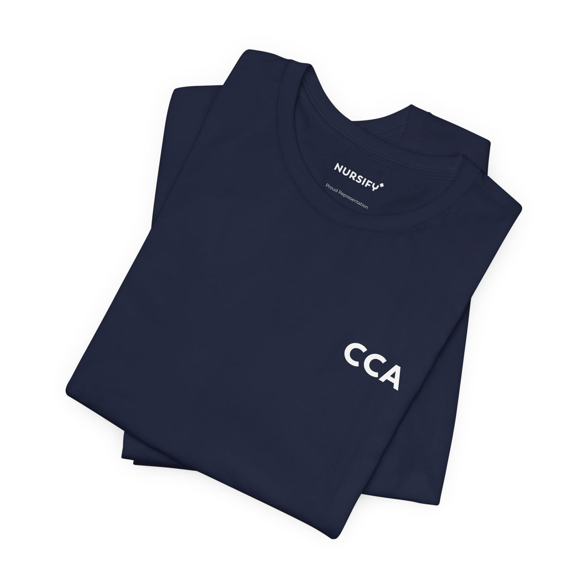 Nursify CCA short sleeve shirt from the professional pride collection, product gallery view.