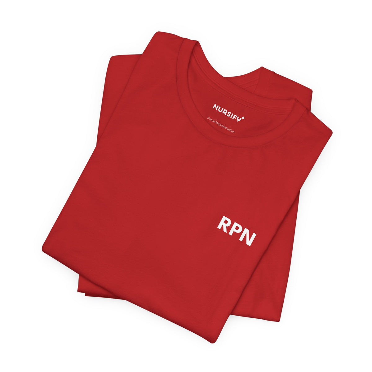 Nursify RPN short sleeve shirt from the professional pride collection, product gallery view.