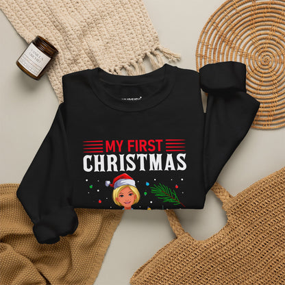 My First Christmas as a Nurse Practitioner Sweatshirt, Santa Hat