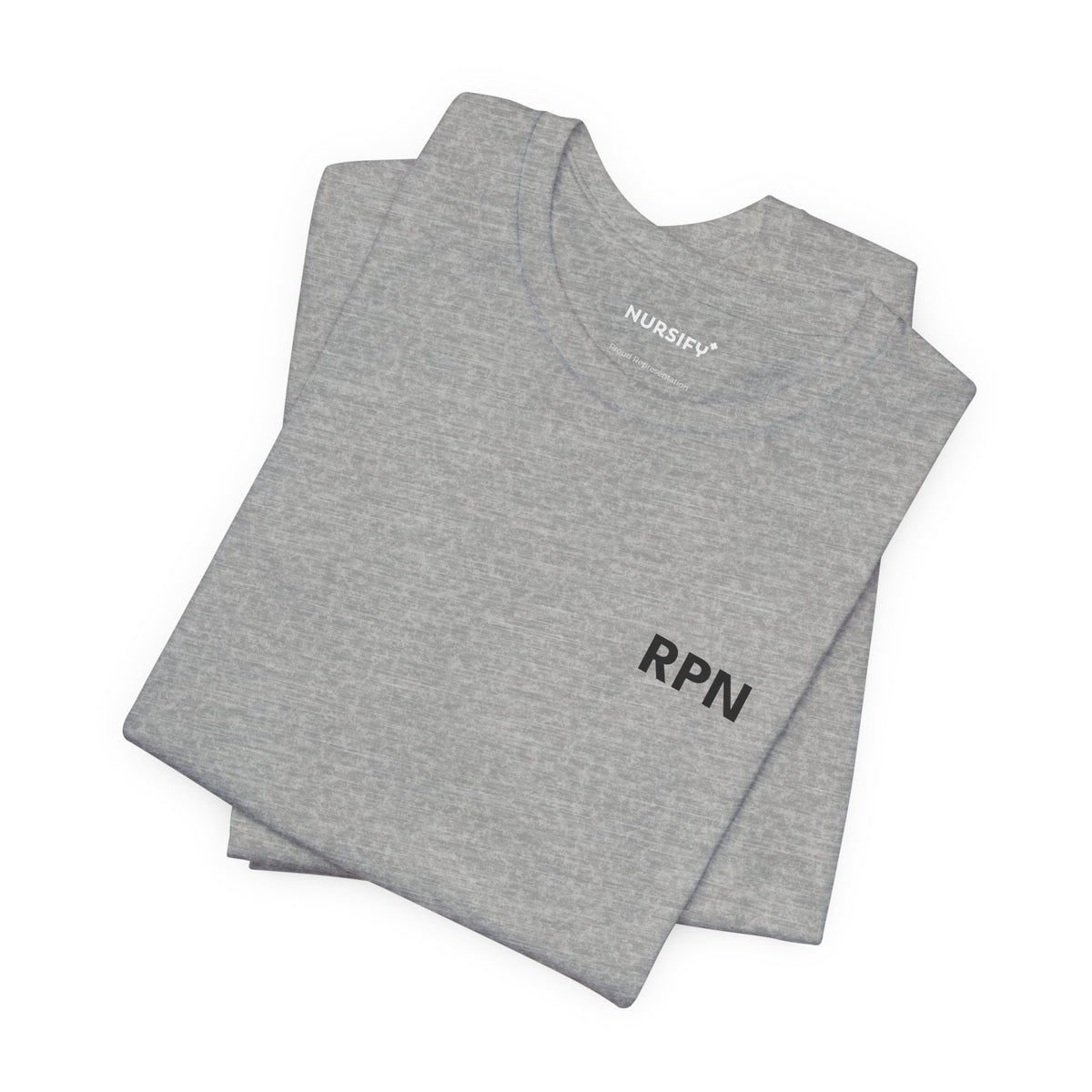 Nursify RPN short sleeve shirt from the professional pride collection, product gallery view.