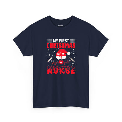 My First Christmas as a Nurse T-Shirt, Stethoscope