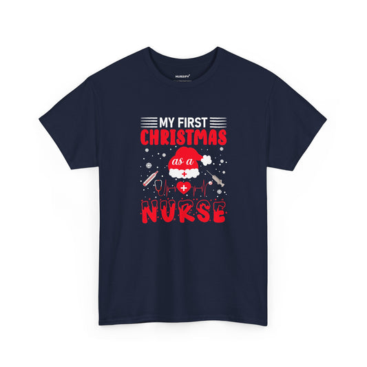 My First Christmas as a Nurse T-Shirt, Stethoscope