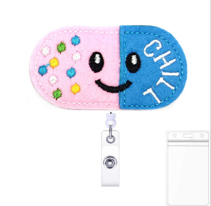 Cute Medical Badge Reels – Embroidered Nurse Badge Holder Collection | Heart, Brain, Lungs, Syringe, Uterus & More