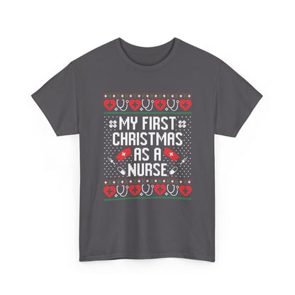 My First Christmas as a Nurse Tee | Nursify