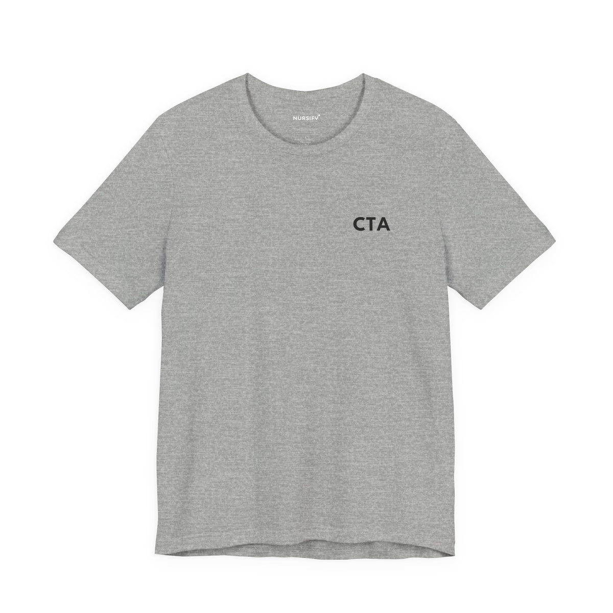 Nursify CTA short sleeve shirt from the professional pride collection, product gallery view.