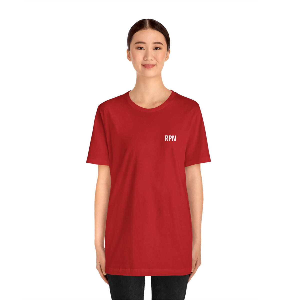 Nursify RPN short sleeve shirt from the professional pride collection, product gallery view.