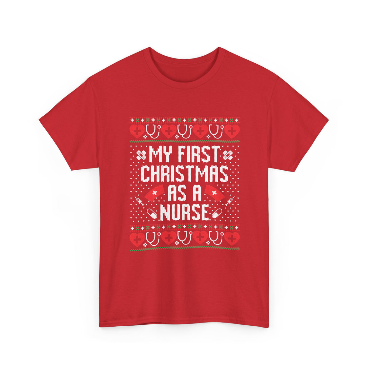My First Christmas as a Nurse Tee | Nursify