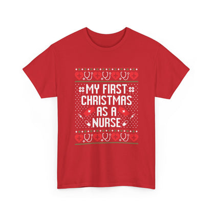 My First Christmas as a Nurse Tee | Nursify