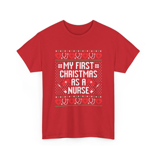 My First Christmas as a Nurse Tee | Nursify