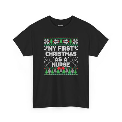 My First Christmas as a Nurse T-Shirt, Christmas Trees