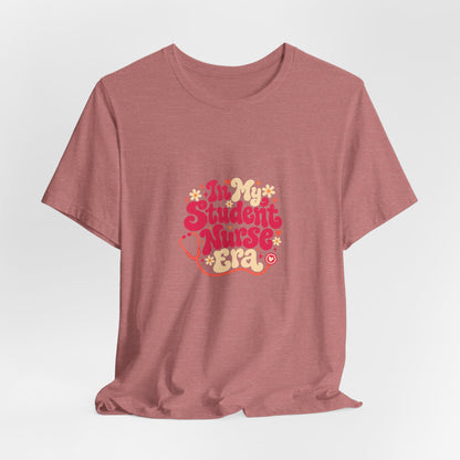 In My Student Nurse Era T-Shirt | Pink Floral