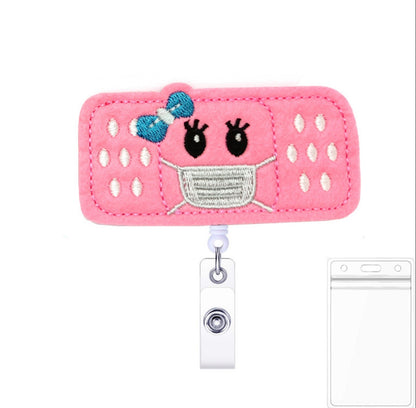 Cute Medical Badge Reels – Embroidered Nurse Badge Holder Collection | Heart, Brain, Lungs, Syringe, Uterus & More