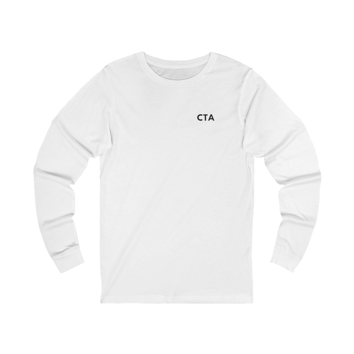 Nursify CTA long sleeve shirt from the professional pride collection, product gallery view.