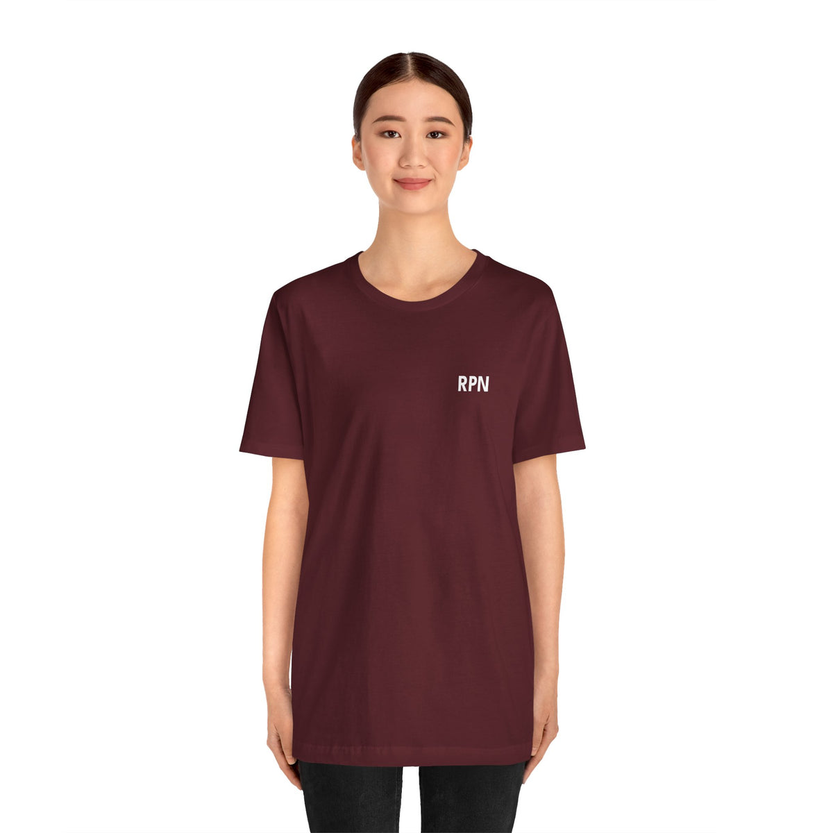 Nursify RPN short sleeve shirt from the professional pride collection, product gallery view.