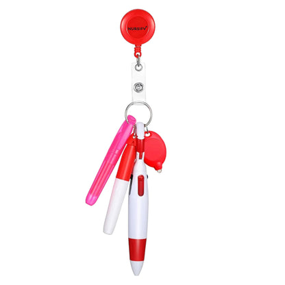 Nursify Nurse Utility Badge Reel Set | Pen, Light & Essentials for Every Shift