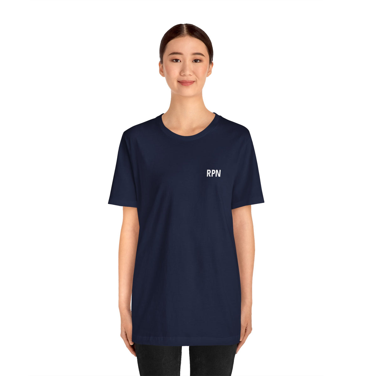 Nursify RPN short sleeve shirt from the professional pride collection, product gallery view.