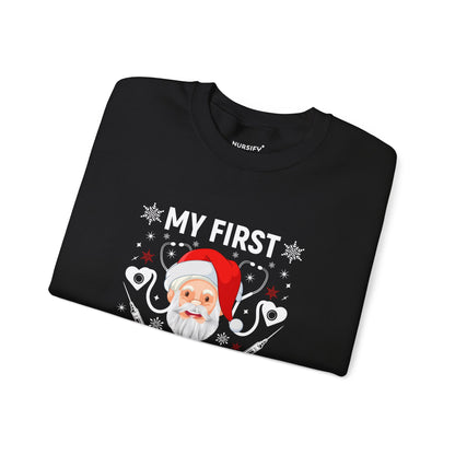 My First Christmas as an LPN Santa Sweatshirt