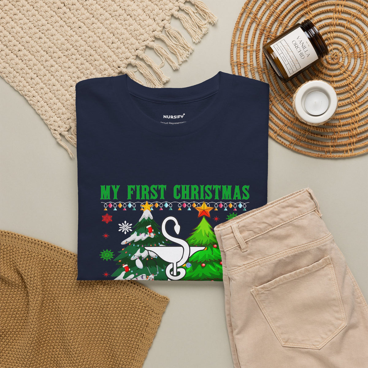 My First Christmas as a Pharmacist T-Shirt, Symbol
