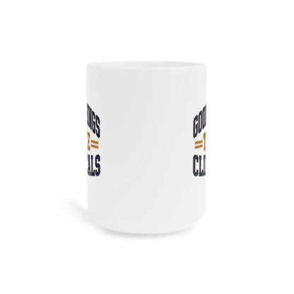Good Things Take Clinicals Mug, Collegiate Navy, 15 oz, centred supplier product angle
