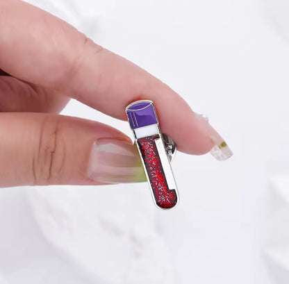 Test Tube Enamel Pin | STEM Science Lab Pin