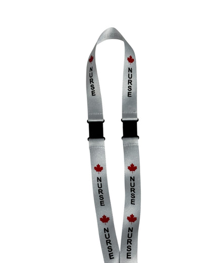 Canadian Nurse Lanyard with Badge Reel