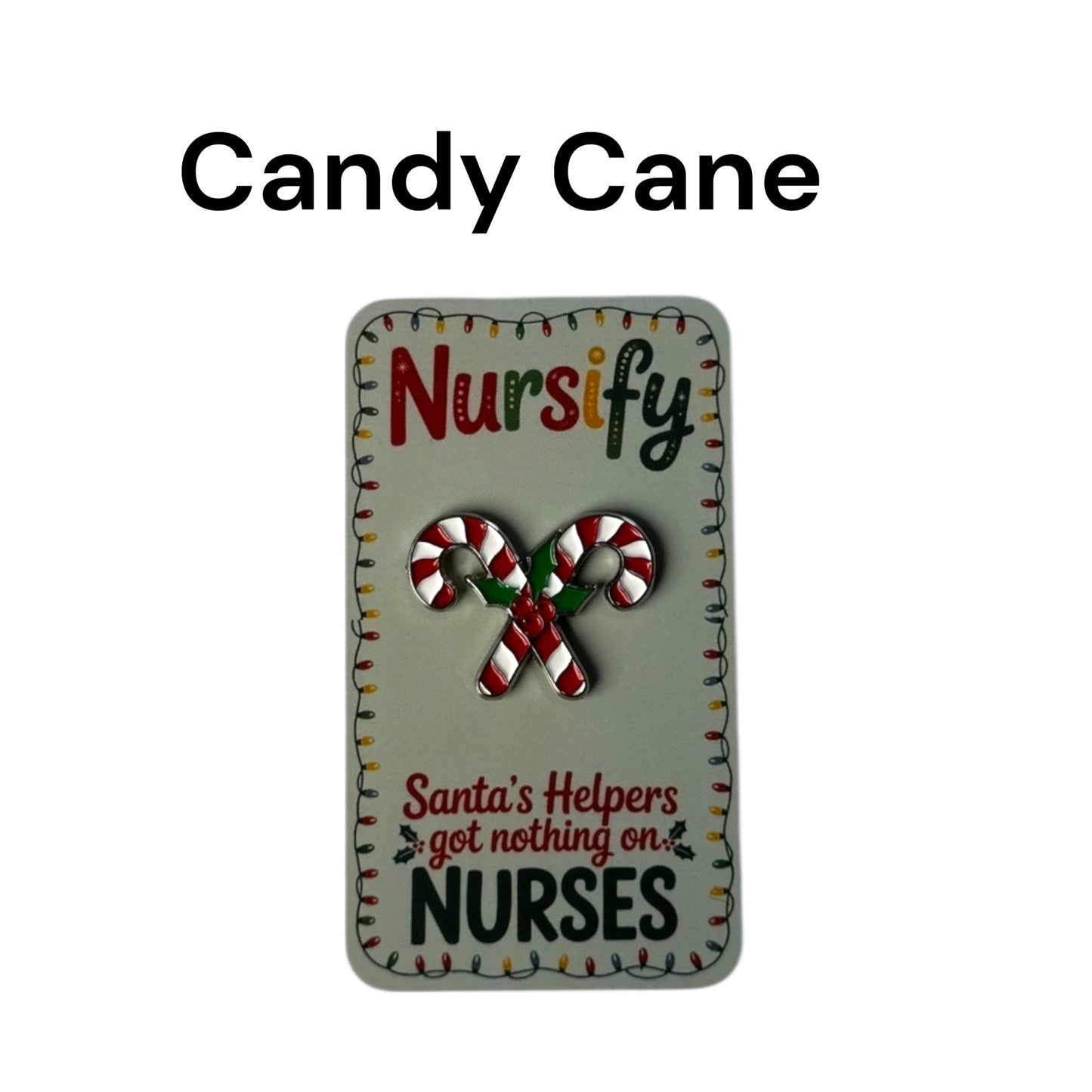 Santa's Helpers got nothing on Nurses Christmas Enamel Pins