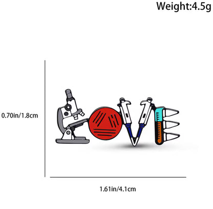 Test Tube Enamel Pin | STEM Science Lab Pin