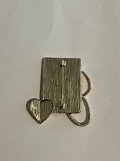 Clipboard Stethoscope Enamel Pin | Nurse Clipboard Pin