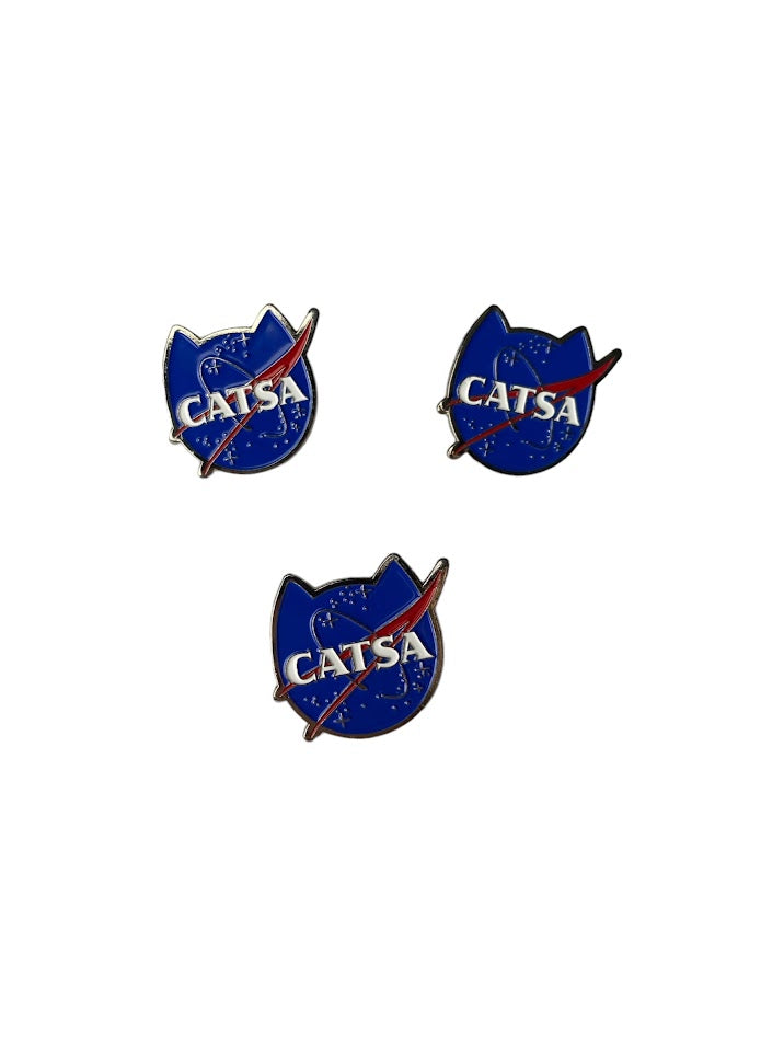CAT ENAMEL PIN, CATSA Pin, Fat Cat, Pin, Cat Moon Cycle Pin, Cat Lover Gift