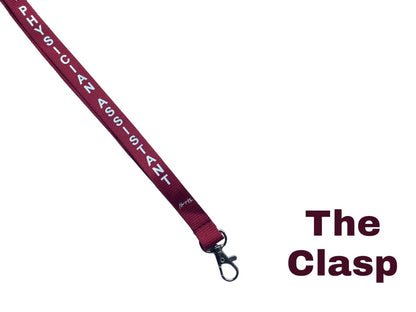 Physician Assistant Double-Breakaway Lanyard – Burgundy