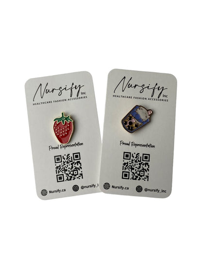 Food Enamel Pins