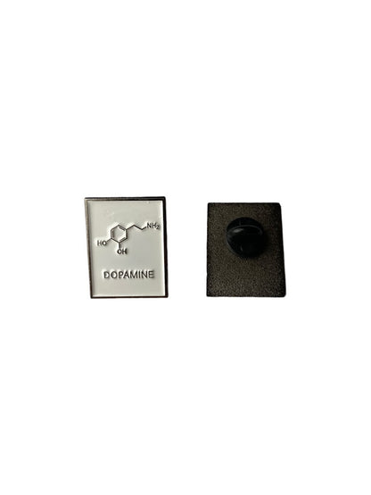 Chemical Structure Enamel Pin | Chemistry Pin