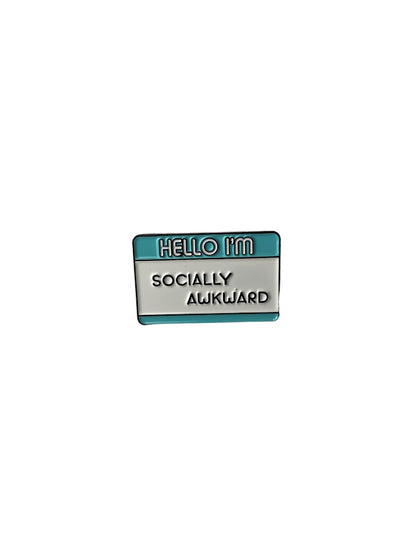 Introvert Enamel Pin | Antisocial Quote Pins