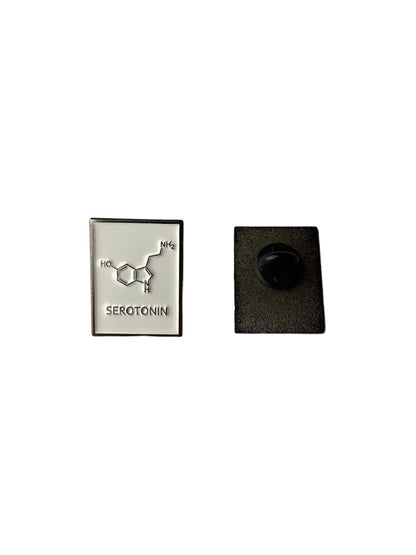 Chemical Structure Enamel Pin | Chemistry Pin