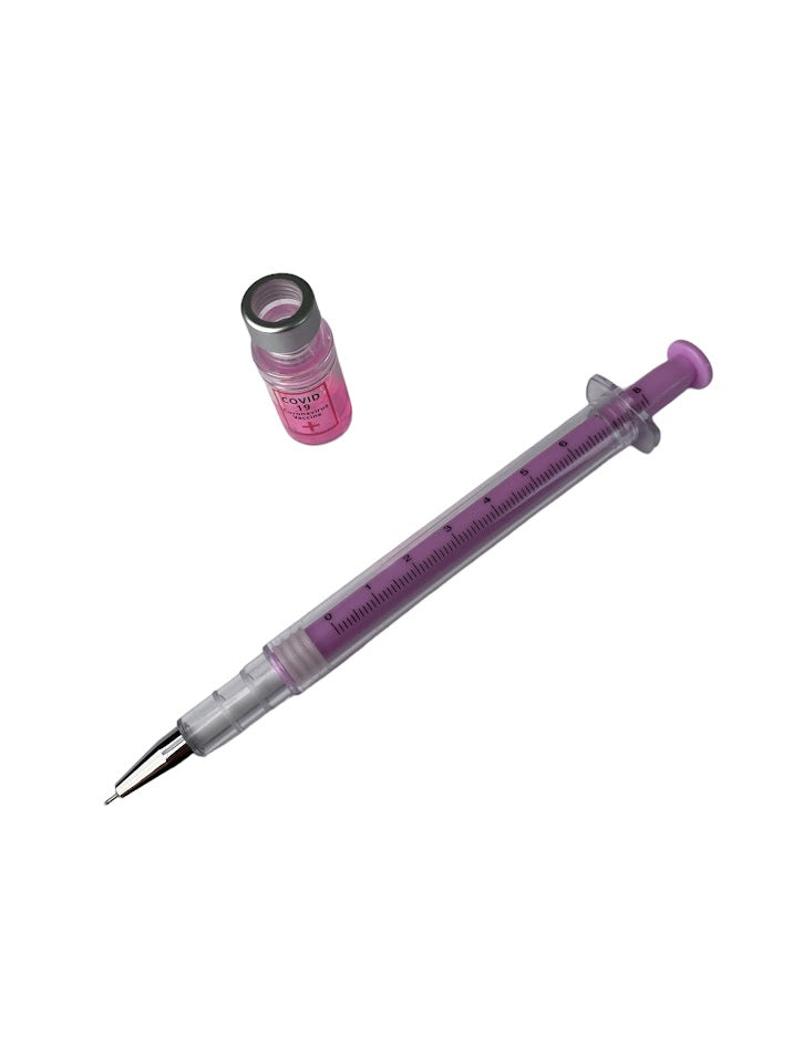 VILE AND NEEDLE PENS, Fake Vile and Needle Pen, Healthcare Pen, Healthcare Gift