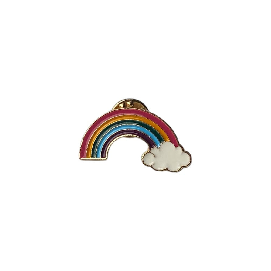 RAINBOW ENAMEL PINS, Different Rainbow Pins, Clothing Accessory, Rainbow Designs