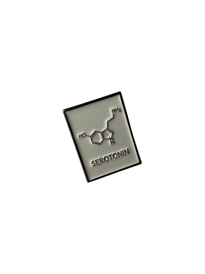 Chemical Structure Enamel Pin | Chemistry Pin