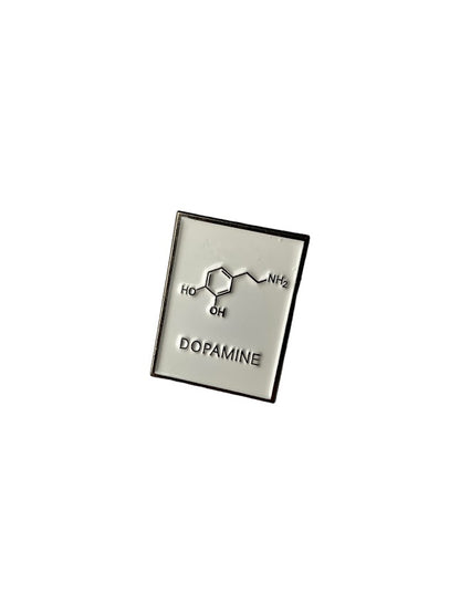 Chemical Structure Enamel Pin | Chemistry Pin