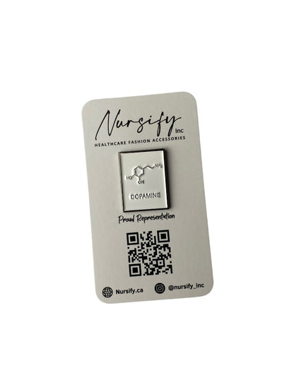 Chemical Structure Enamel Pin | Chemistry Pin