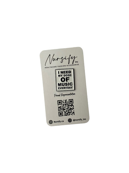 Music Enamel Pin | Music Quote Pins