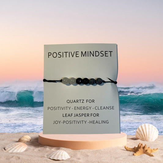 POSITIVITY BRACELET, Positive Mindset Bracelet, Stone Bracelet